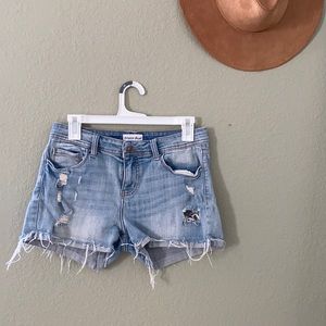 Distressed Jean Shorts from Studio Blue